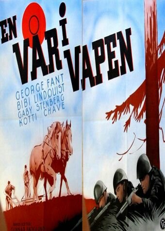 Постер фильма En vår i vapen
