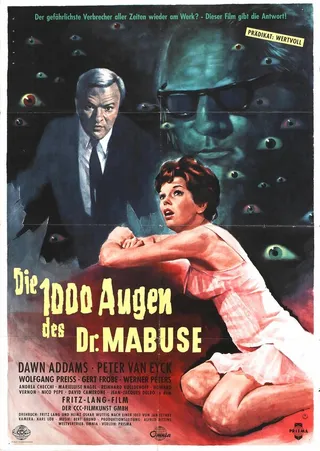 Постер 1000 глаз доктора Мабузе (1960)