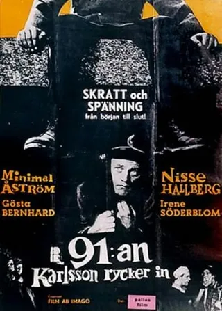 Постер 91:an Karlsson rycker in (1955)