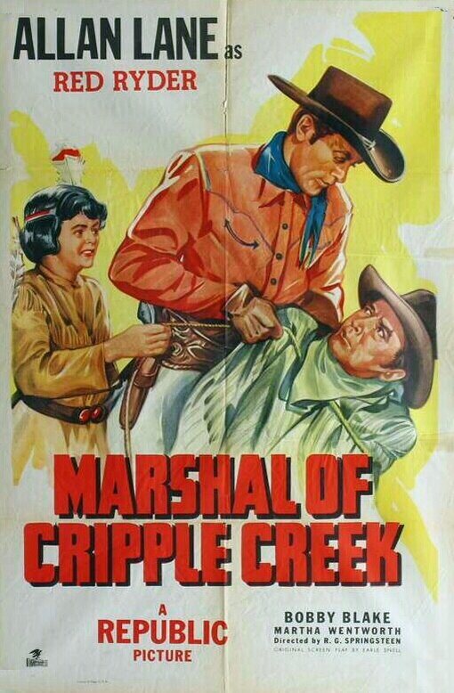 Постер фильма Marshal of Cripple Creek