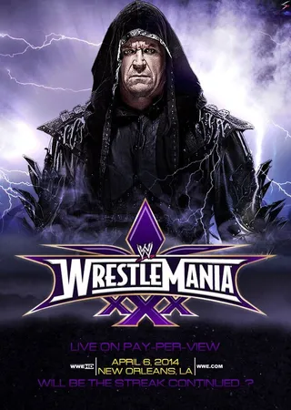 Постер WWE РестлМания 30 (2014)