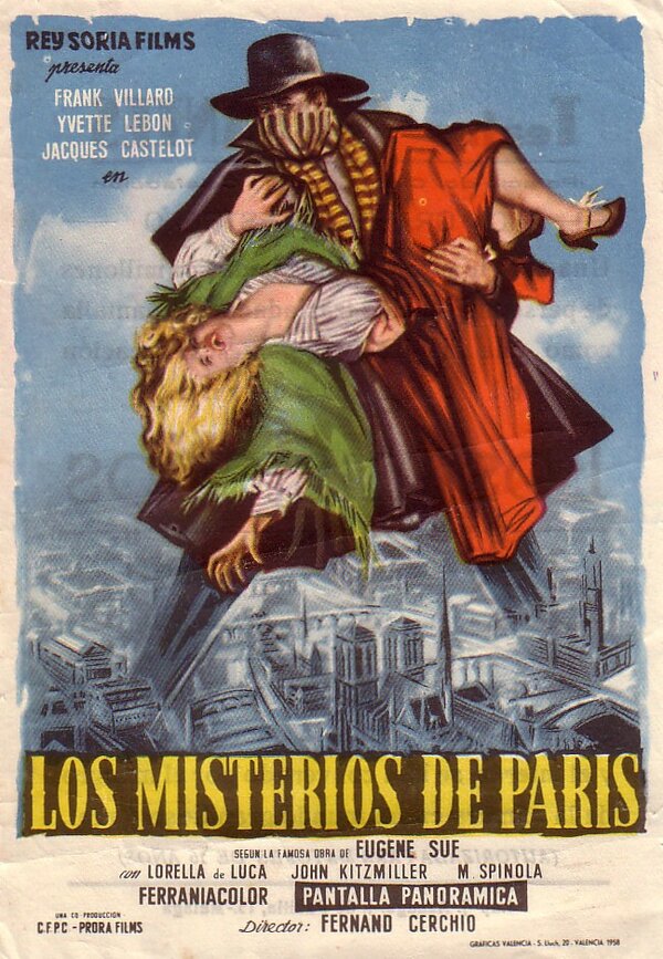 Постер фильма I misteri di Parigi