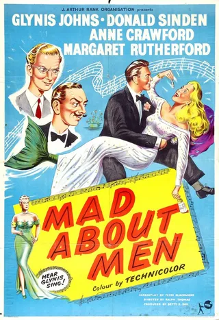 Постер Без ума от мужчин (1954)