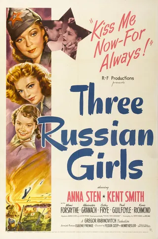Постер Три русские девушки (1943)