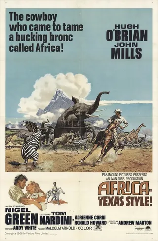 Постер Африка, техасский стиль (1967)