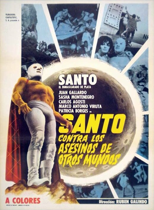 Постер фильма Santo contra los asesinos de otros mundos