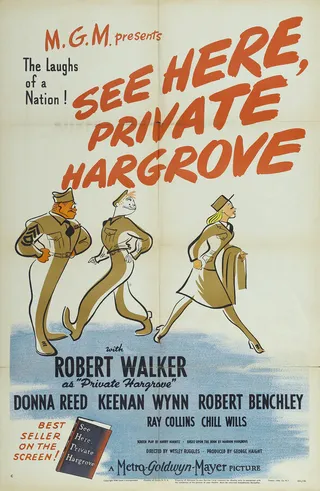 Постер Смотрите здесь, рядовой Харгроув (1944)