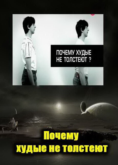 Постер фильма Почему худые люди не толстеют