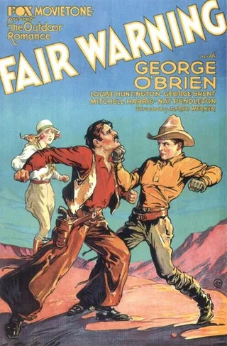 Постер Честное предупреждение (1931)