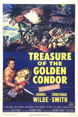 Постер Сокровище Золотого Кондора (1953)