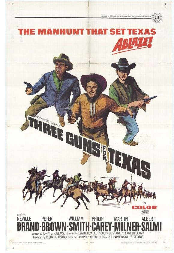 Постер фильма Three Guns for Texas
