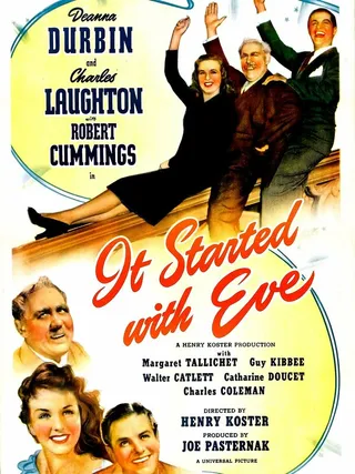 Постер Всё началось с Евы (1941)