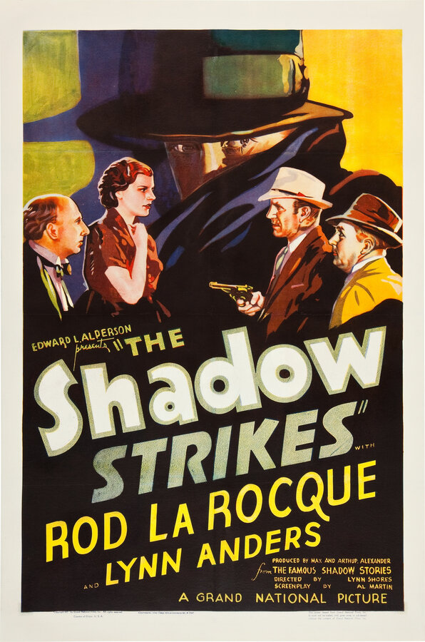 Постер фильма The Shadow Strikes