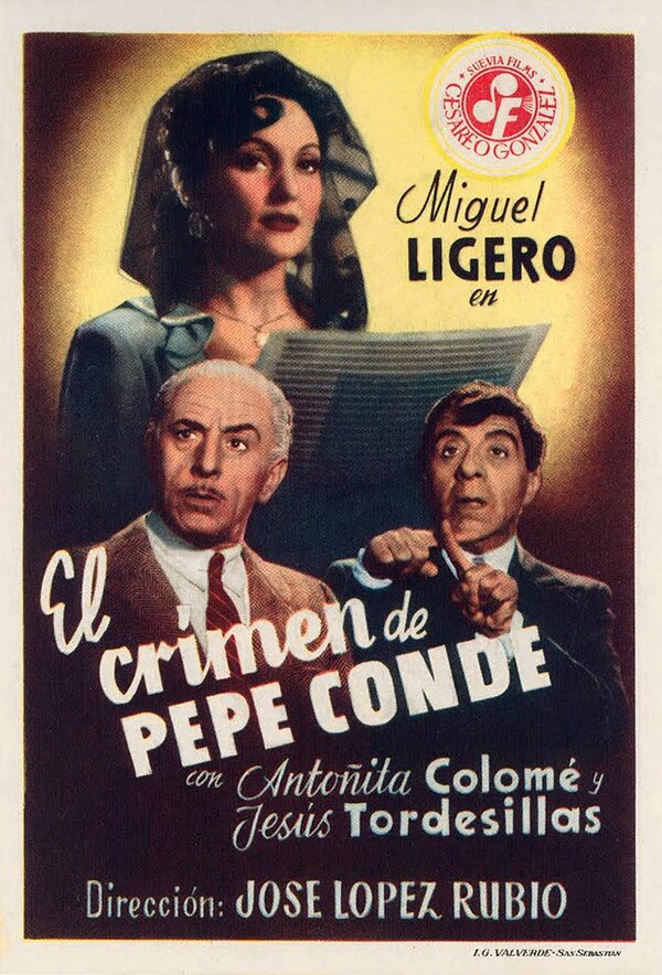 Постер фильма El crimen de Pepe Conde
