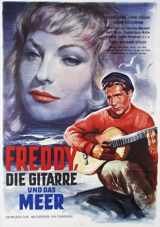 Постер Фредди, гитара и море (1959)