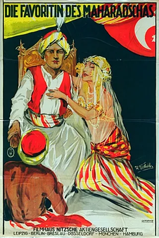 Постер Фаворитка магараджи (1917)