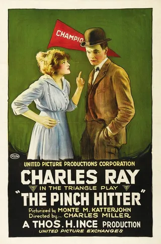 Постер The Pinch Hitter (1917)