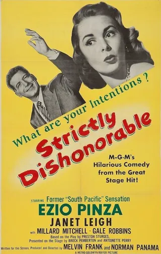 Постер Strictly Dishonorable (1951)
