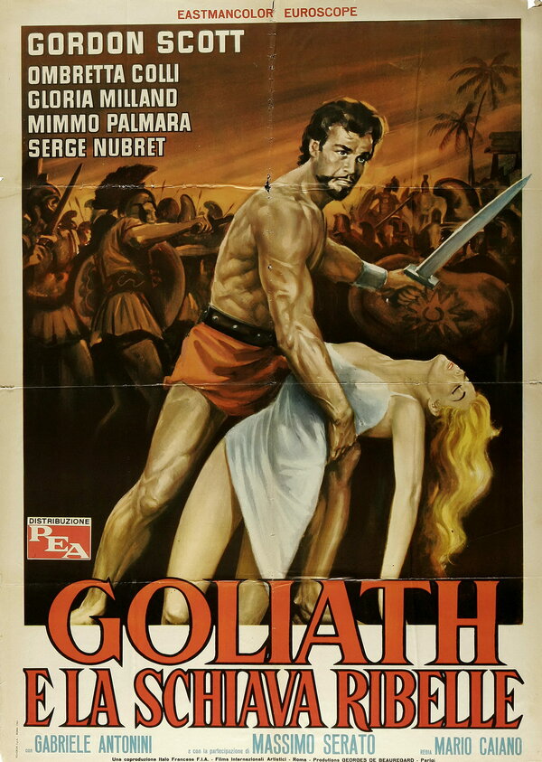 Постер фильма Goliath e la schiava ribelle