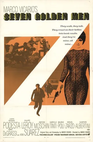 Постер Семеро золотых мужчин (1965)