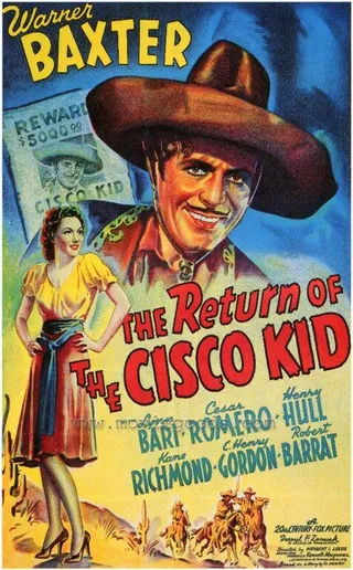 Постер Возвращение Циско Кида (1939)