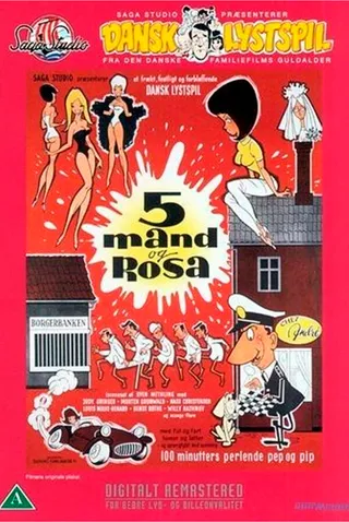 Постер Fem mand og Rosa (1964)