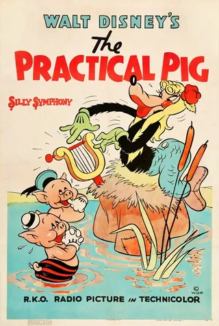 Постер Практичная свинья (1939)