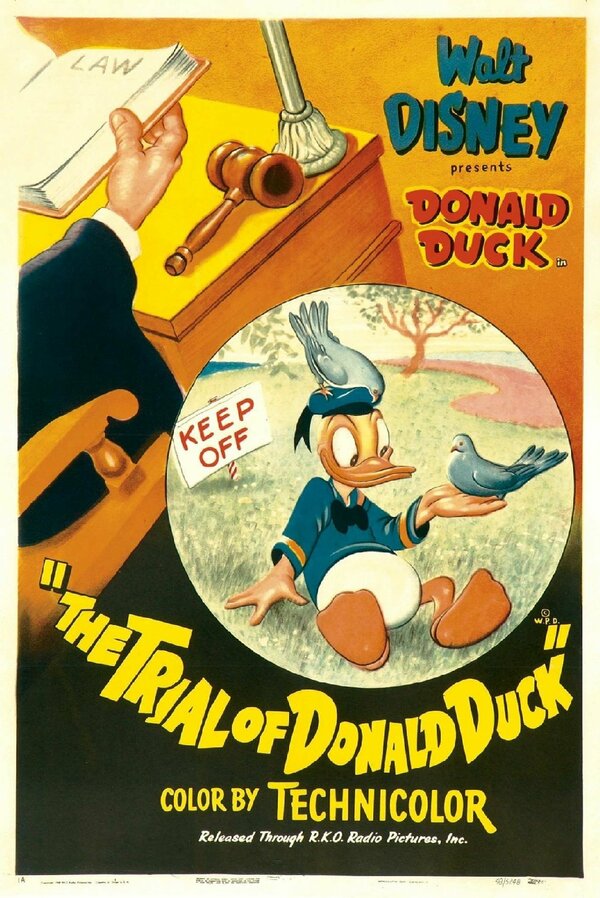 Постер фильма The Trial of Donald Duck