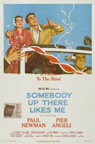 Постер Кто-то там наверху любит меня (1956)