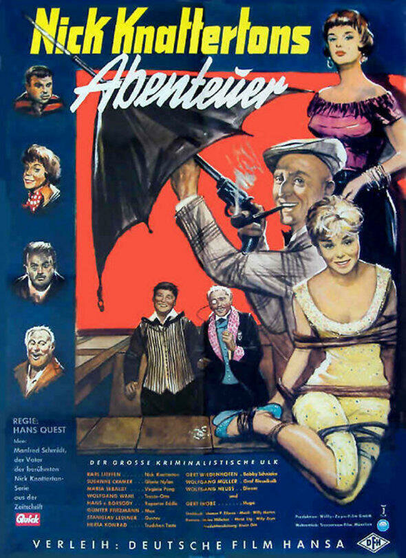 Постер фильма Nick Knattertons Abenteuer - Der Raub der Gloria Nylon