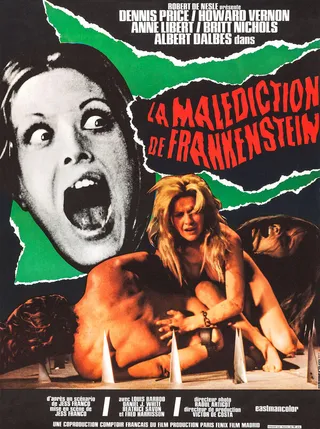 Постер Проклятие Франкенштейна (1973)