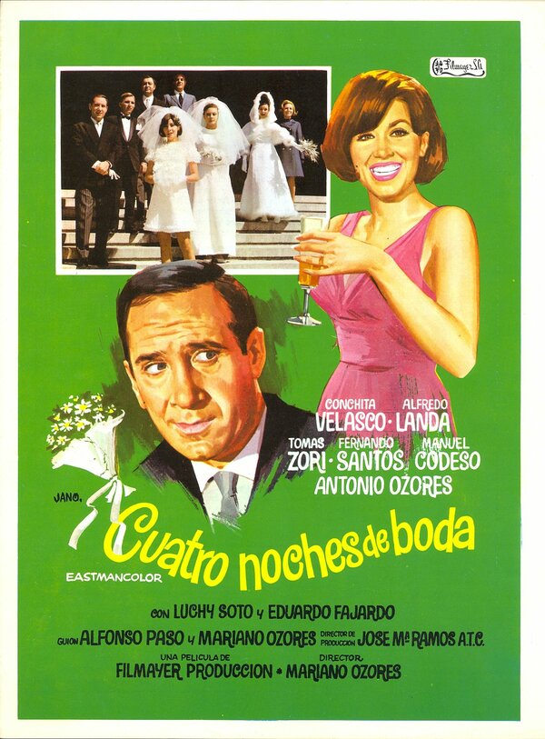 Постер фильма Cuatro noches de boda