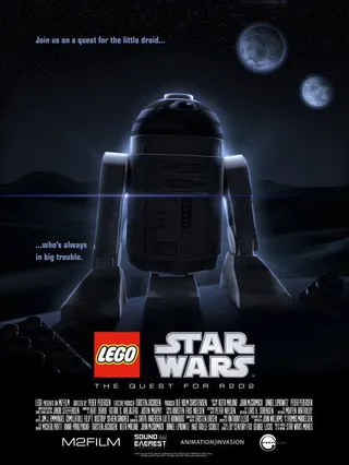 Постер Lego Звездные войны: Поиск R2-D2 (2009)