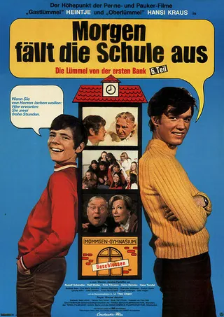 Постер Morgen fällt die Schule aus - Die Lümmel von der ersten Bank, VI. Teil (1971)