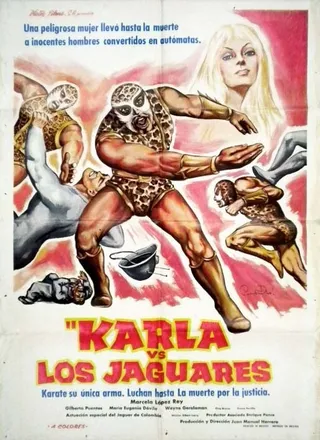 Постер Karla contra los jaguares (1974)