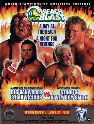 Постер WCW Пляжный взрыв (1993)