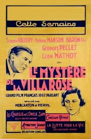 Постер фильма Le mystère de la villa rose