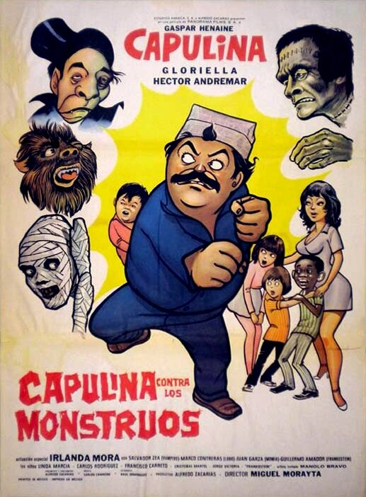 Постер фильма Capulina contra los monstruos