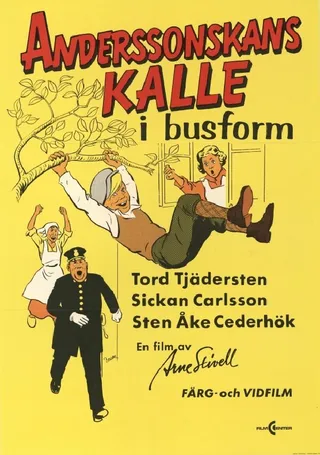 Постер Anderssonskans Kalle i busform (1973)