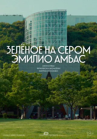 Постер Зелёное на сером