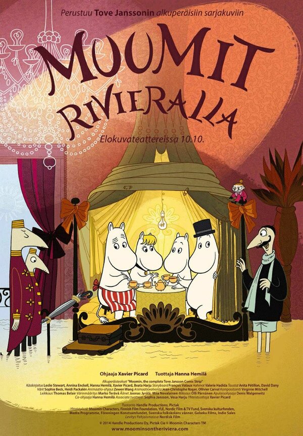 Постер фильма Муми-тролли на Ривьере