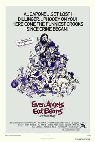 Постер Даже ангелы едят фасоль (1973)