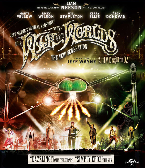 Постер фильма Jeff Wayne's Musical Version of the War of the Worlds Alive on Stage! The New Generation