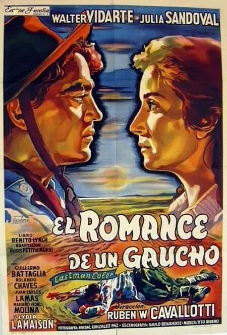 Постер фильма El romance de un gaucho