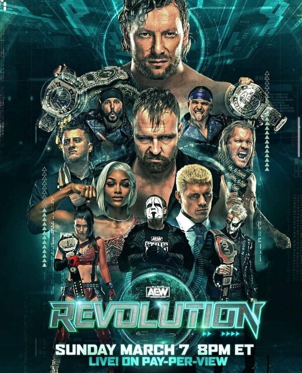 Постер фильма All Elite Wrestling: Revolution