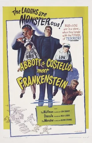 Постер Эбботт и Костелло встречают Франкенштейна (1948)