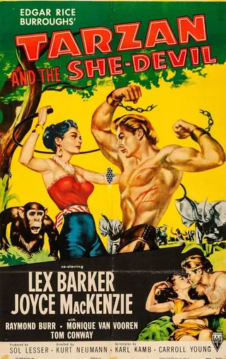 Постер Тарзан и дьяволица (1953)