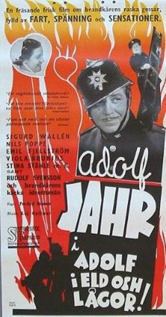 Постер фильма Adolf i eld och lågor