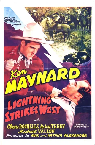 Постер Lightning Strikes West (1940)
