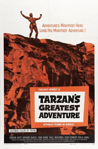 Постер Большое приключение Тарзана (1959)